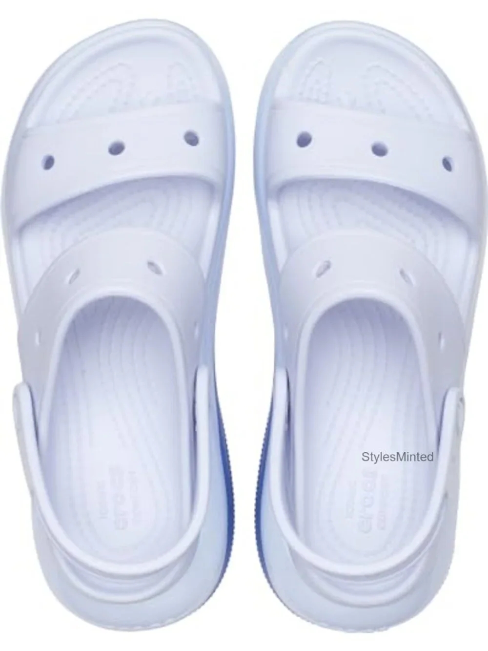 Crocs Classic Mega Crush Platform Wedge Sandals - EVA Unisex Slip-On